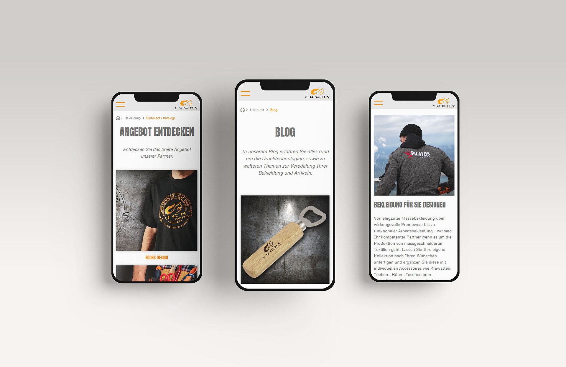 TYPO3 Update fuchs-design - Reponsive
